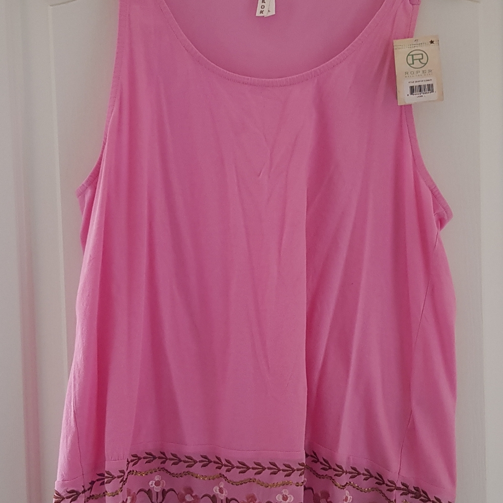 New Roper Pink Tank Top